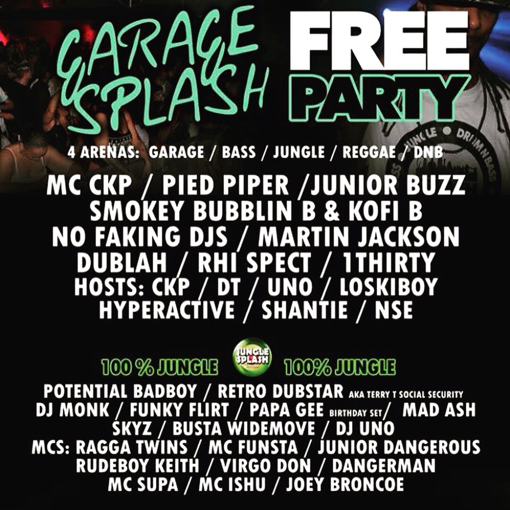 ThaMayorCKP's tweet photo. #TONIGHT I RETURN TO THE MUCH TALKED ABOUT #EVENT IN LONDON WHICH IS CAUSING AN ERUPTION IN CLUB LAND #garagesplash #FREE #PARTY #UKG #DNB #JUNGLE #REGGAE #BASS #MC #DJ #VIBES #CROWDPLEASER #THAMAYORHASSPOKEN SEE YOU THERE ITS GONNA BE 🔥🔥🔥🔥🔥🔥 https://t.co/ZKvIBq9q4B