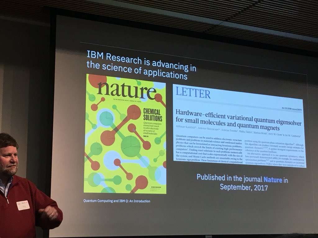 tmravi's tweet image. “Early applications of #QuantumComputing will be in chemistry &amp;amp; factoring. Accelerating linear algebra computations in #AI will need Quantum RAM” @snarky_android @HiveData #hivedata