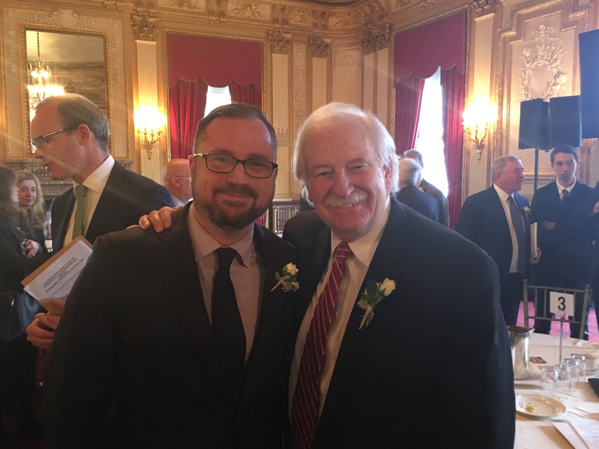seangaffey's tweet photo. Honored to meet the legend Bruce Morrison himself. Incredible what he’s done to make a positive impact in so many lives. A true inspiration. @simoncoveney photobombing us in the background! #20yearsofpeace #1photobomb @cooperationirl https://t.co/kGXWGhMr1Z