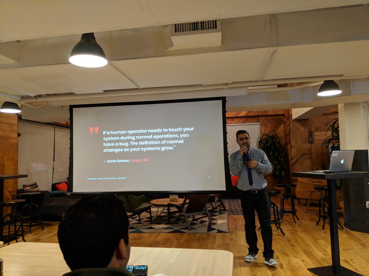 .<a href="/instagram/">Instagram</a> was able to get to 30 Mil users with 12 developers!? Crazy stat from <a href="/jtgiri/">JT</a> #sfbDevOps #meetup