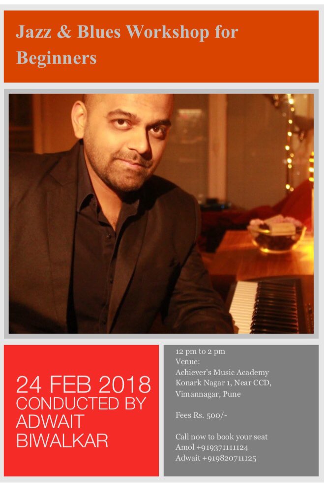 adwait_biwalkar's tweet photo. #jazz #workshop #Pune #piano https://t.co/U0K7ni2NUR