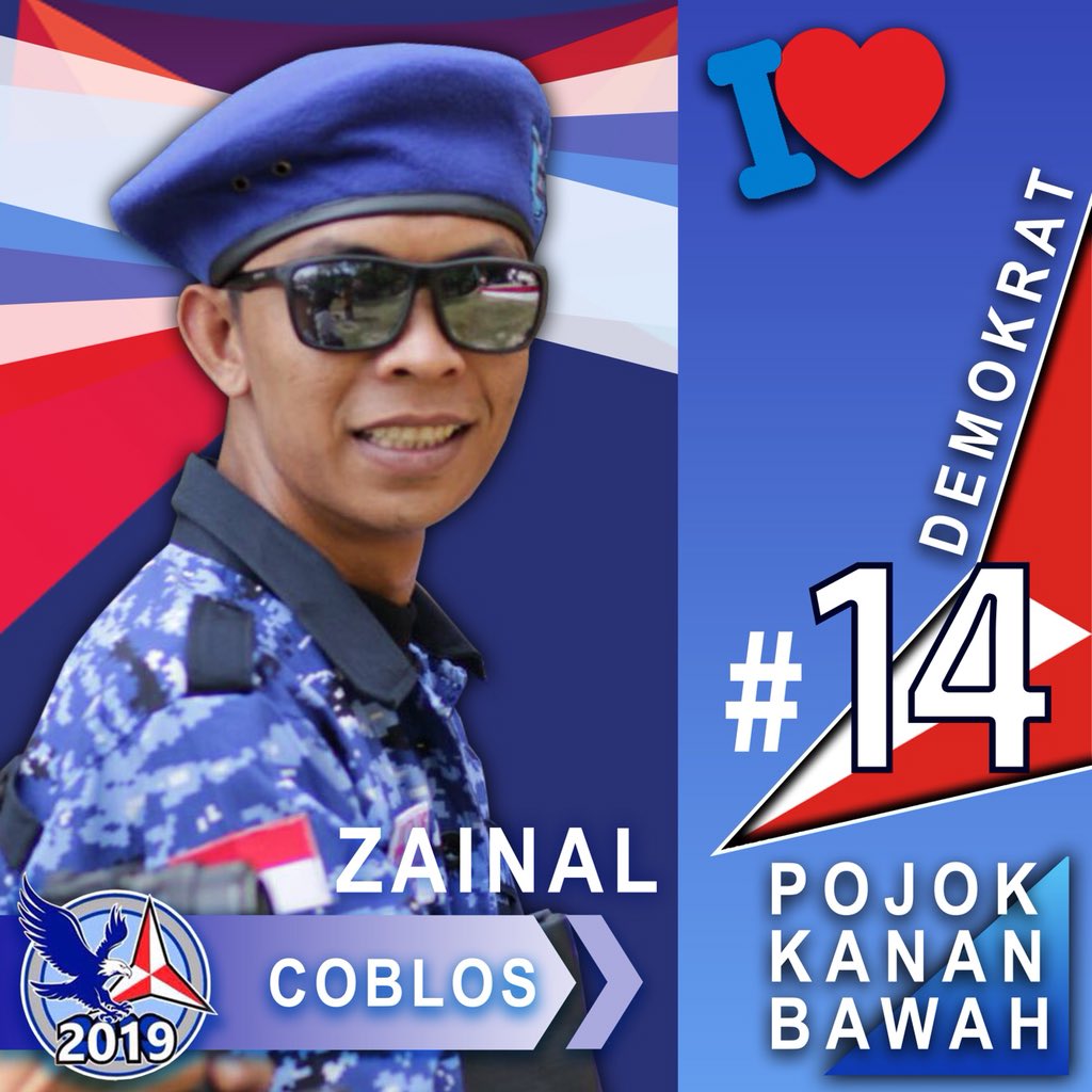 ZAINALTAKDIR's tweet photo. Bismilah kata kami rampai
Semoga langkah mendapat berkah
Banyak partai perkara partai 
Lihatlah pojok kanan bawah

Kalau orang sudah bermarwah
Pasti menjunjung perkara adat
Siapa dipojok kanan bawah
Tentulah iya partai demokrat

DEMOKRAT S14P MENANG DI-2019.

@PDemokrat https://t.co/FJLmwsANE5