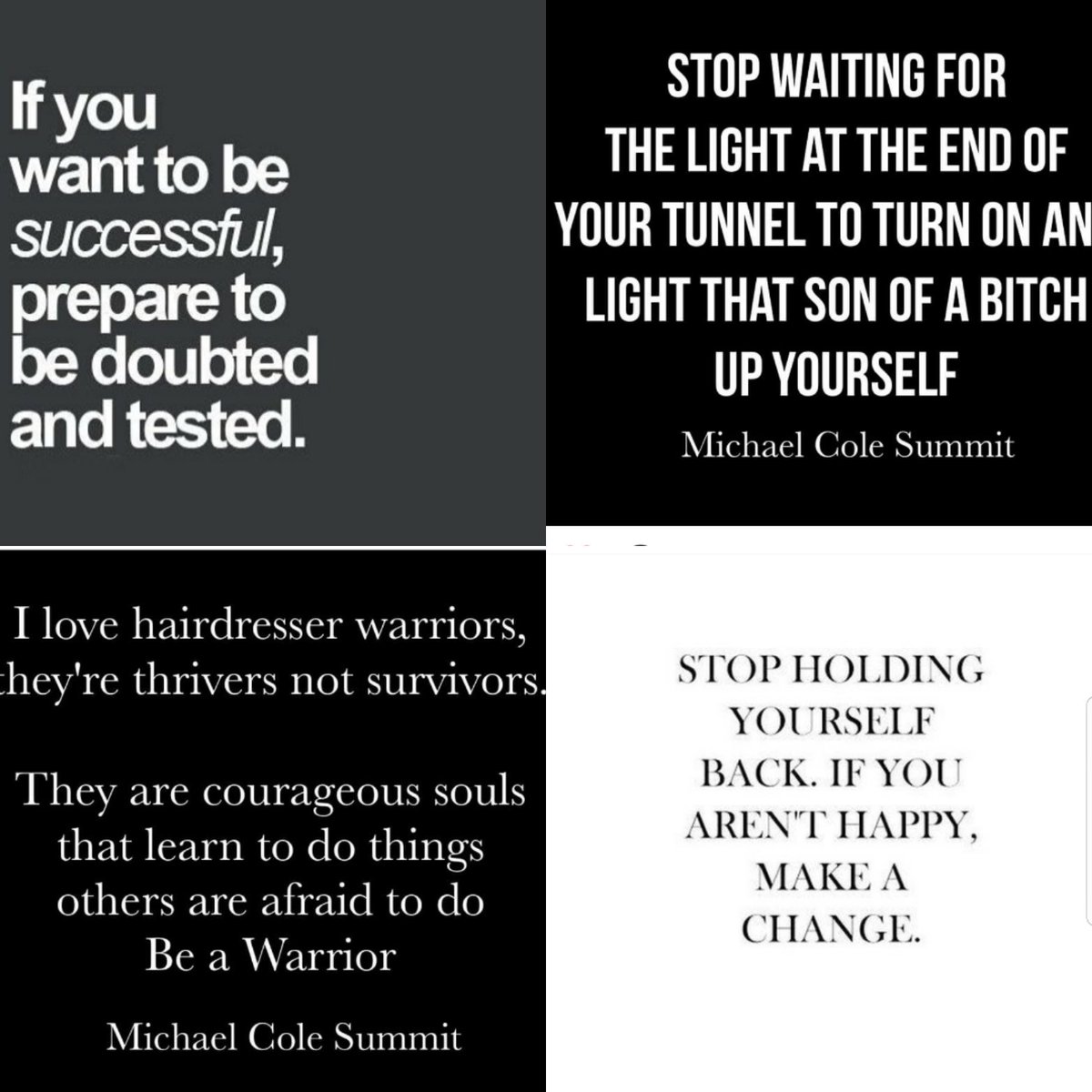 carolp922's tweet image. This is some of my favorite words of Wisdom from @michaelcolebgtd . You have been served Pass it on!!! #successful #Warriors #lightupyourfuture #makeachange #Summit #courageous #win