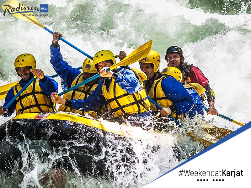 theradissonblu's tweet photo. During your weekend trip to Karjat, don’t forget to plan an exciting rafting experience with your friends at Ulhas River.
#RadissonBlu #Karjat #WeekendatKarjat #Rafting https://t.co/XCvJ3L3Trd