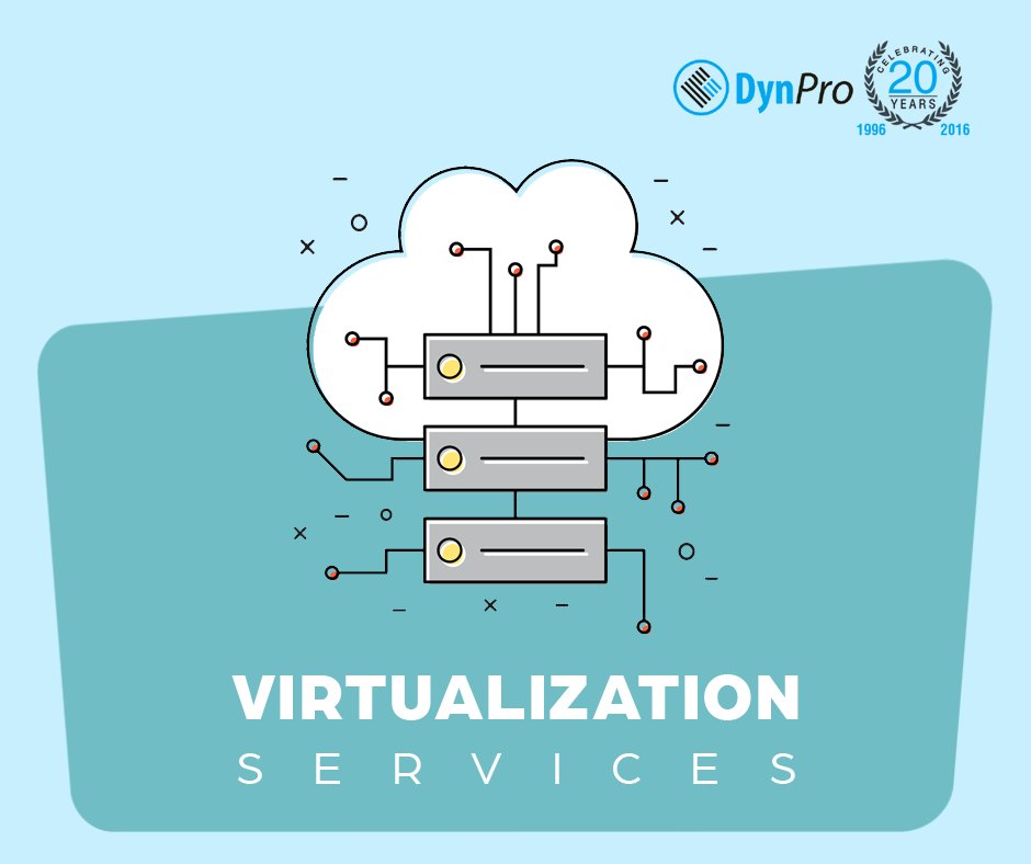 Improve your efficiency, minimize downtime, reduce costs & ensure #businessstability using #Virtualizationsolutions by “DynPro”

Our consultants provide end-to-end services including #migration, #testing & #QA, etc. More on our #virtualizationstrategy @ bit.ly/2C80njf