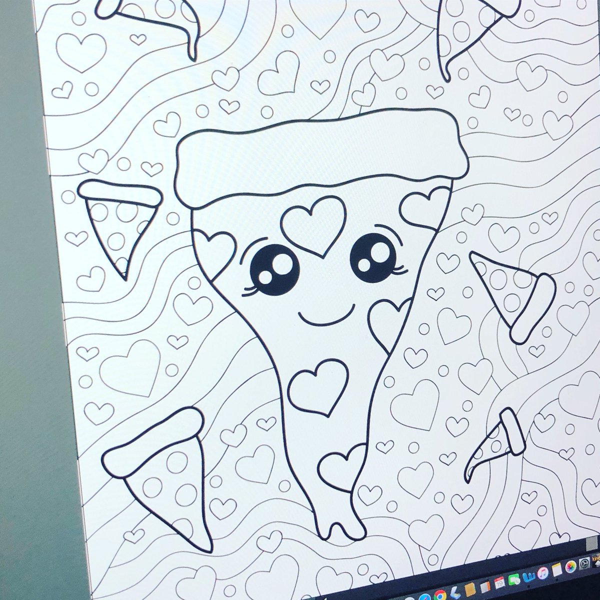 Roots_Of_Design's tweet photo. Mmmm pizza, coming soon. #pizza #pizzaArt #pizzaColoring #pizzaTime #pizzaHeart #coloringforadults #colringforgrownups #coloringFun #kawaiiColoring #cuteColoring #heartPizza #pizzaOfMyHeart #coloringpage https://t.co/erKHExZkDp