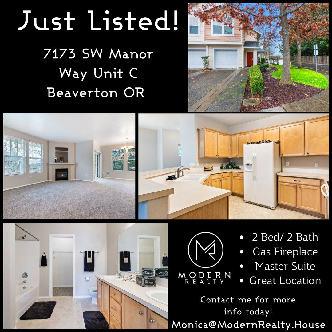 MonicaStolhand's tweet image. Come check out my awesome new listing! 7173 SW Manor Way Unit C Beaverton OR  #Condo #ManorWay #UnitC #PDX #PDXRealEstate #Portland