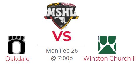 Oakdale_Hockey's tweet photo. The MSHL state playoff final is set.  Come out and cheer on the team.  GO BEARS!!! https://t.co/seQhqOz8IW