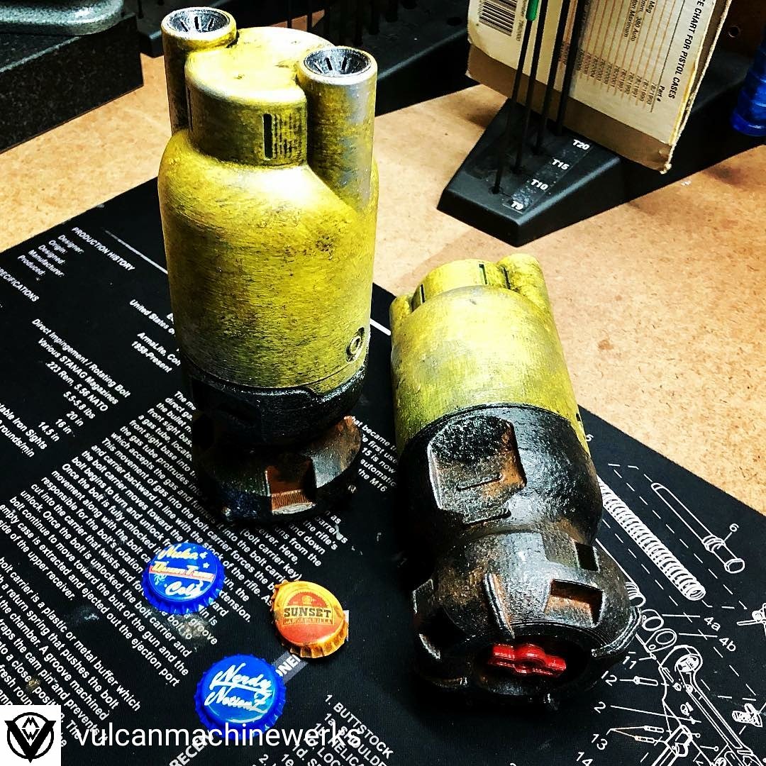 NerdyNotionZ's tweet image. Customer photo!

#fallout #fusioncore #fallout4 #3dprint #oldanddirty #cosplay #cosplayprop