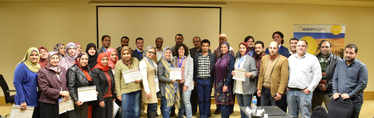 WATERSUMproject's tweet image. Successful completion of the 4 day Capacity Building on Coastal #Flood Risk Management &amp;amp; #Adaptation Training in #Cairo, #Egypt. Great enthusiasm shown by the participants. 
#FRM #MENA @WATERSUMproject @RECstream