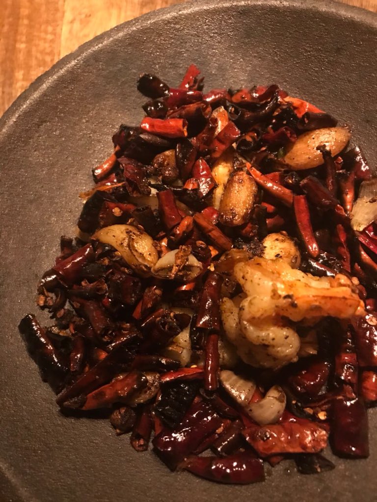 <a href="/TheBostonButt/">The Boston Butt</a> #mumbai served up this burnt chilli garlic prawns as a part of their #ChineseNewYear #asianbbq menu !
#letseatFBAI
<a href="/salloni/">MasalaChic</a> #FBAImember Anjali <a href="/HelloTuckers/">Tuckers</a>