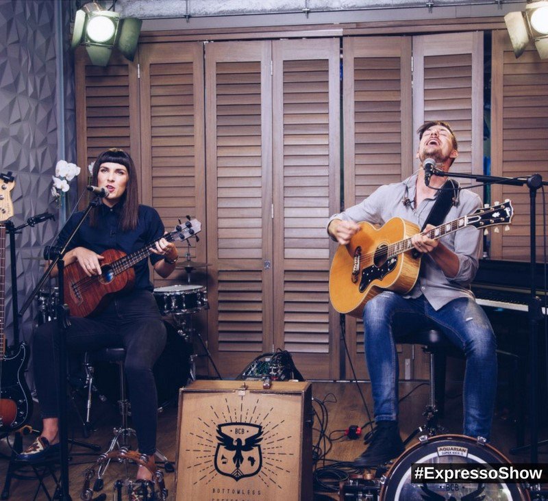 expressoshow's tweet photo. It's time for some #RewindGame fun! Between the two of them, how many instruments can Bottomless Coffee play? #ExpressoShow https://t.co/S0JoOTXlA5