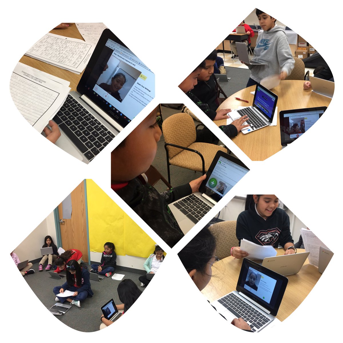 Fourthgradecubs's tweet photo. Recording their plan to write an essay using @Flipgrid #DLDay #CFBmatterstome #centralisawesome https://t.co/YcxtQ8LlQa