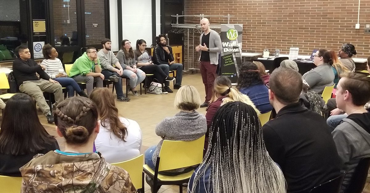 Tonight was an amazing time with Ty Wyss of Walls Down as he shared his insights and personal testimony.  Thanks to InterVarsity at Purdue Northwest for offering their time to host us.