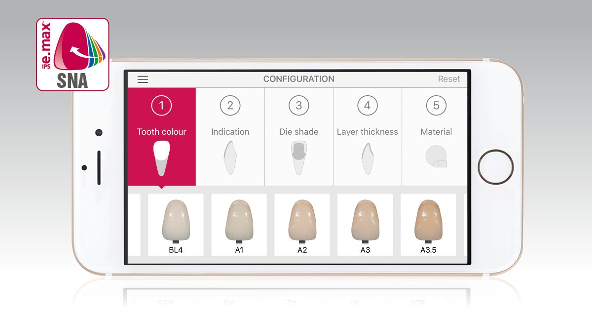 IPS e.max Shade Navigation App – Predictable shade matching: bit.ly/2nspee3 #emax #ShadeNavigationApp #Ivoclarvivadent