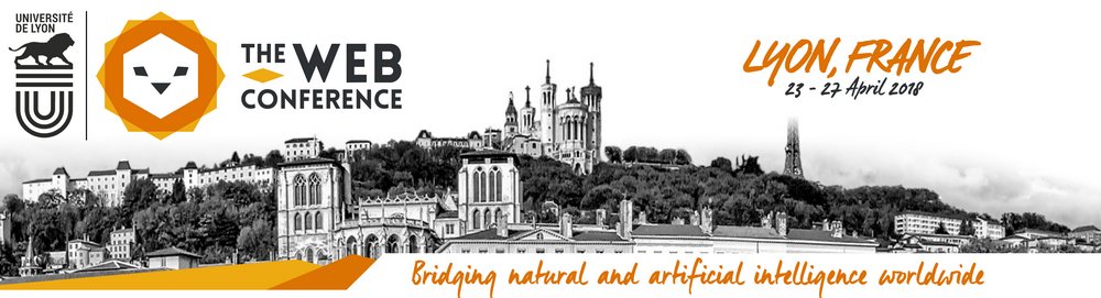 DigitalSummR's tweet photo. After www2017 in Perth,  the City of #Lyon and the @Digitaleague are proud to host www2018 rebranded as “The Web Conference 2018” 👍 https://t.co/aH6lB9nd9M
@DsummR @TheWebConf @villedelyon https://t.co/nl2iyHayRO
