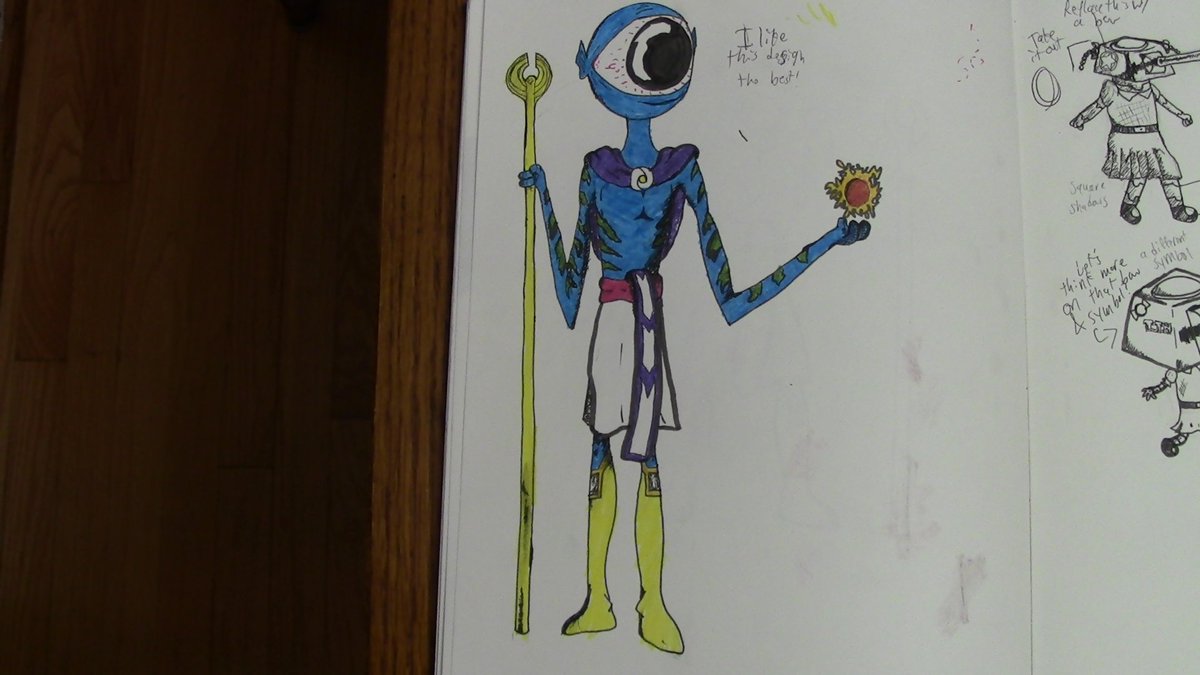 ComicBook_Chuck's tweet photo. Been trying to come up with a character like Uatu the Watcher. What do you think I should call him? https://t.co/akob0qC8p3
