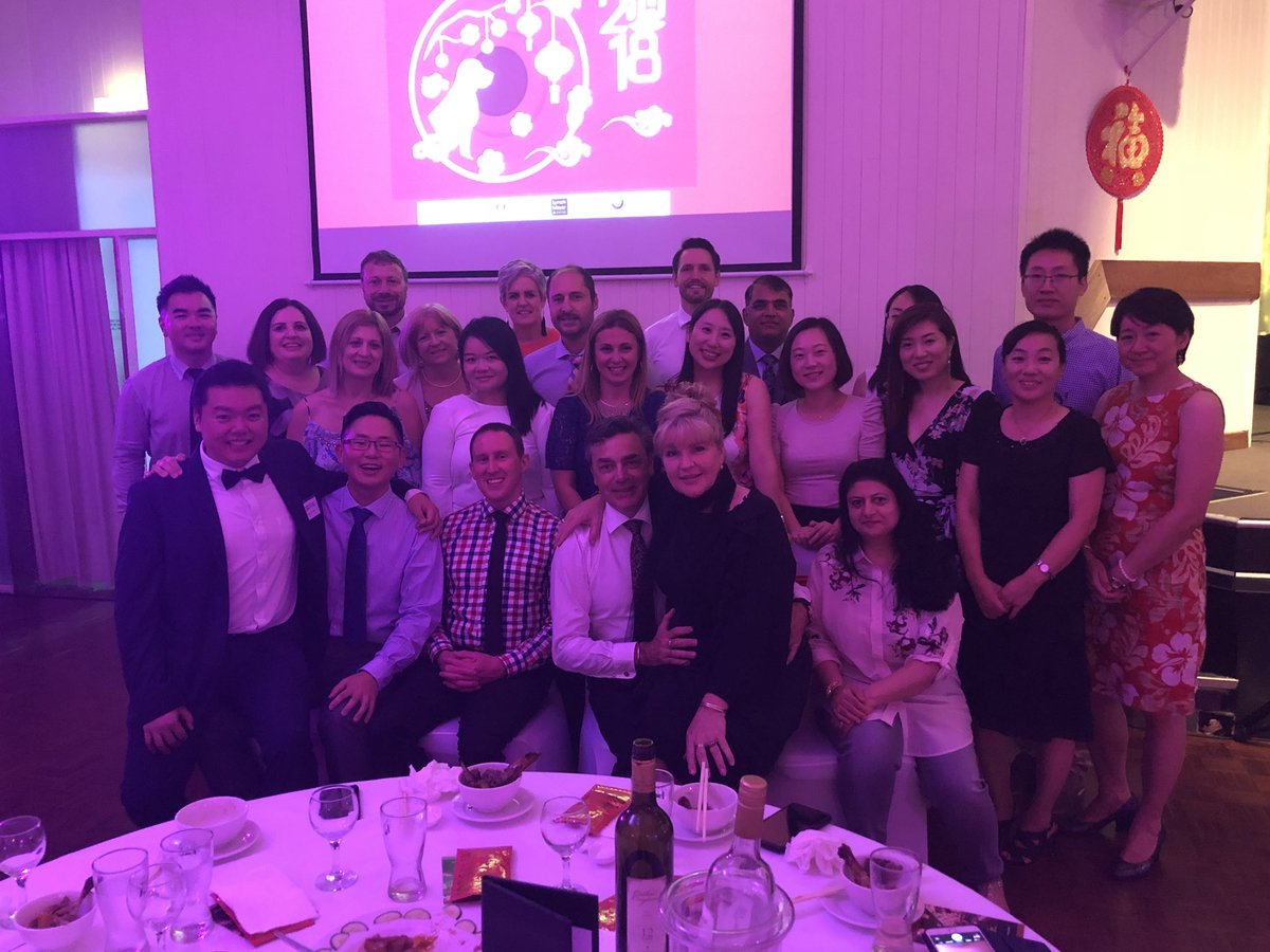 Team ANZ at CBNSA 2018 Chinese New Year celebration #ANZ_AU woshing everyone a prosperous #YearoftheDog2018 !