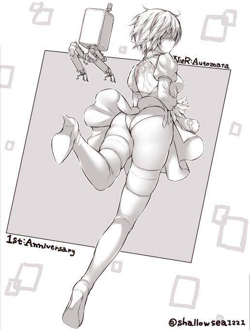  周年 #NieR #NieRAutomata #ニーア #ニーアオートマタ#ニーアオートマタ1周年 