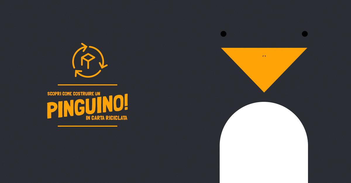 TiRiciclo's tweet photo. Creatività a impatto zero? Scopri come realizzare un simpatico pinguino grazie al riutilizzo dei contenitori Tetra Pak. 
Scopri il tutorial su: https://t.co/RlFxsCd2N5 https://t.co/uPagwSJdCC