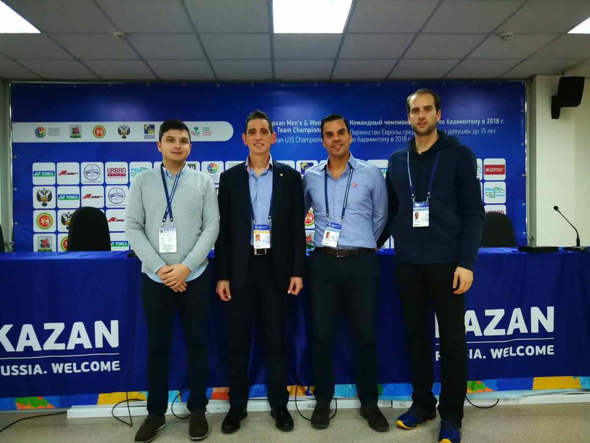 BadmintonESP's tweet photo. 🏸 @Bad_ESP estuvo presente en Kazán 🇷🇺 durante el 'Badminton&amp;Vision Course' celebrado por @BWFmedia. Integrados en el grupo de seguimiento. Gracias por su atención a Rodrigo Pacheco, Development Manager BWF, y a Daniel Rodríguez, miembro @COI_Optometria. https://t.co/Lt03uwYrBi