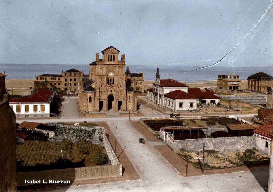 Iglesia de San Ignacio..barrio de Gros..San Sebastian 1905-1911