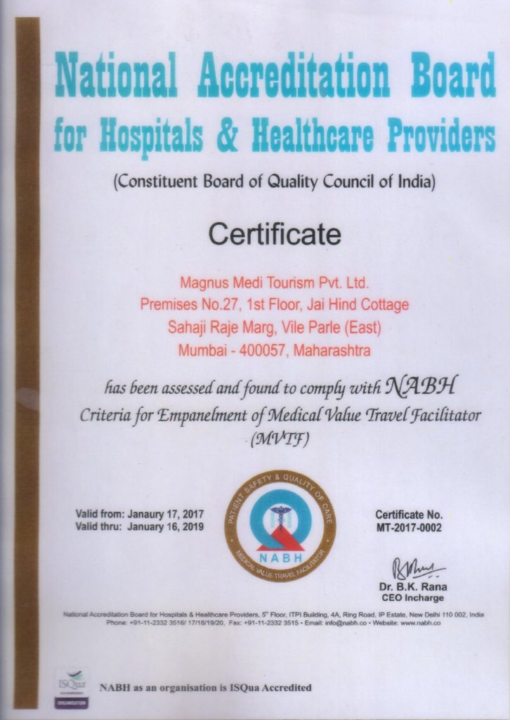 magnusmedi's tweet photo. Only company in India which is accredited by #nabh and #iata both. Do make proper choice before selecting your healthcare facilitator in India @MihirVora9 @IndiainUganda @IndiainTanzania @IndiainKenya @nhifkenya @StKyamutetera https://t.co/k66iUKbbhQ