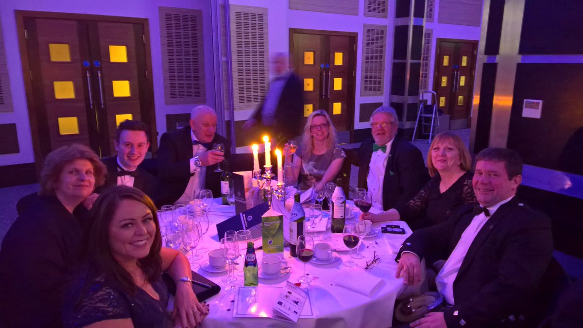 Stephencgill's tweet photo. #IORDinner2018 top table decamped @thecoolinghub @GraemeMurrayFox @SamBuckell https://t.co/3B8rW51q6l