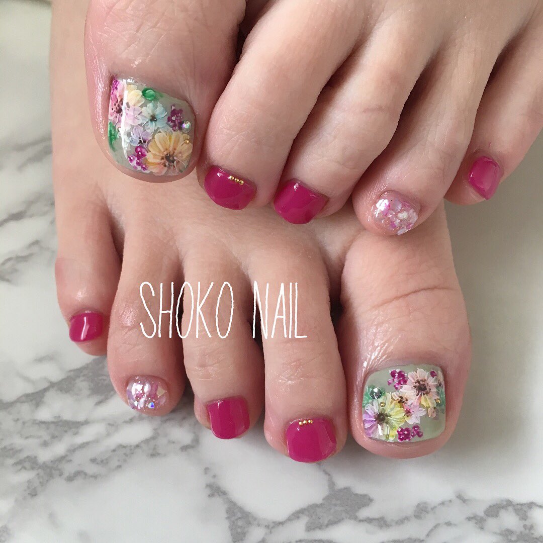 Shoko Nail ショコネイル 東京都町田 小田急線町田駅北口徒歩五分 小さなプライベートサロン Shokonail ショコネイル 花柄が可愛い18ss ハンドができなくてもフットネイルを派手に Nail Footnails フラワーネイル 花柄 Shoko Nail ショコネイル 東京都町田 小田急線町田駅北口徒歩五分 小さなプライベートサロン Shokonail ショコネイル 花柄が可愛い18ss ハンドができなくてもフットネイルを派手に Nail Footnails フラワーネイル 花柄