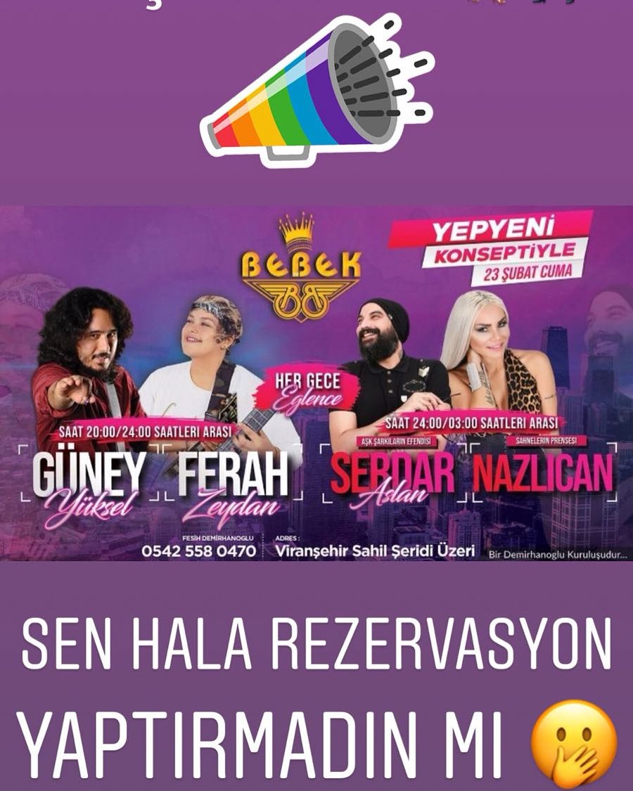 BU AKSAM HAZIRMISINIZ GERI SAYIM  BASLADI 🔊🥁Rezervasyon : 0542 558 04 70 ☎ Hep bir ağızdan söylenecek Şarkılara Sesin Karışsın 🌹🥁🔊 (@ Bebek VIP Mersin in Mersin, Mezitli) swarmapp.com/c/8eB4jPbCHr4