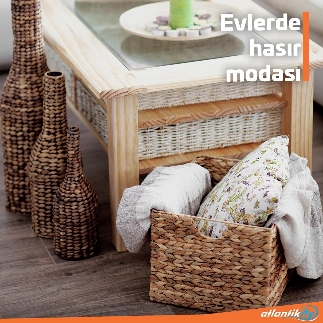 #Dekorasyon
Evinizde hasır şıklığına yer verin!
#dekorasyonönerisi #hasır #ev #evmodası #design