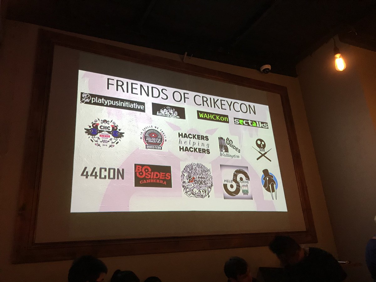 CHCon_nz's tweet photo. We ❤️ you @CrikeyCon! https://t.co/mczKgK7HOz