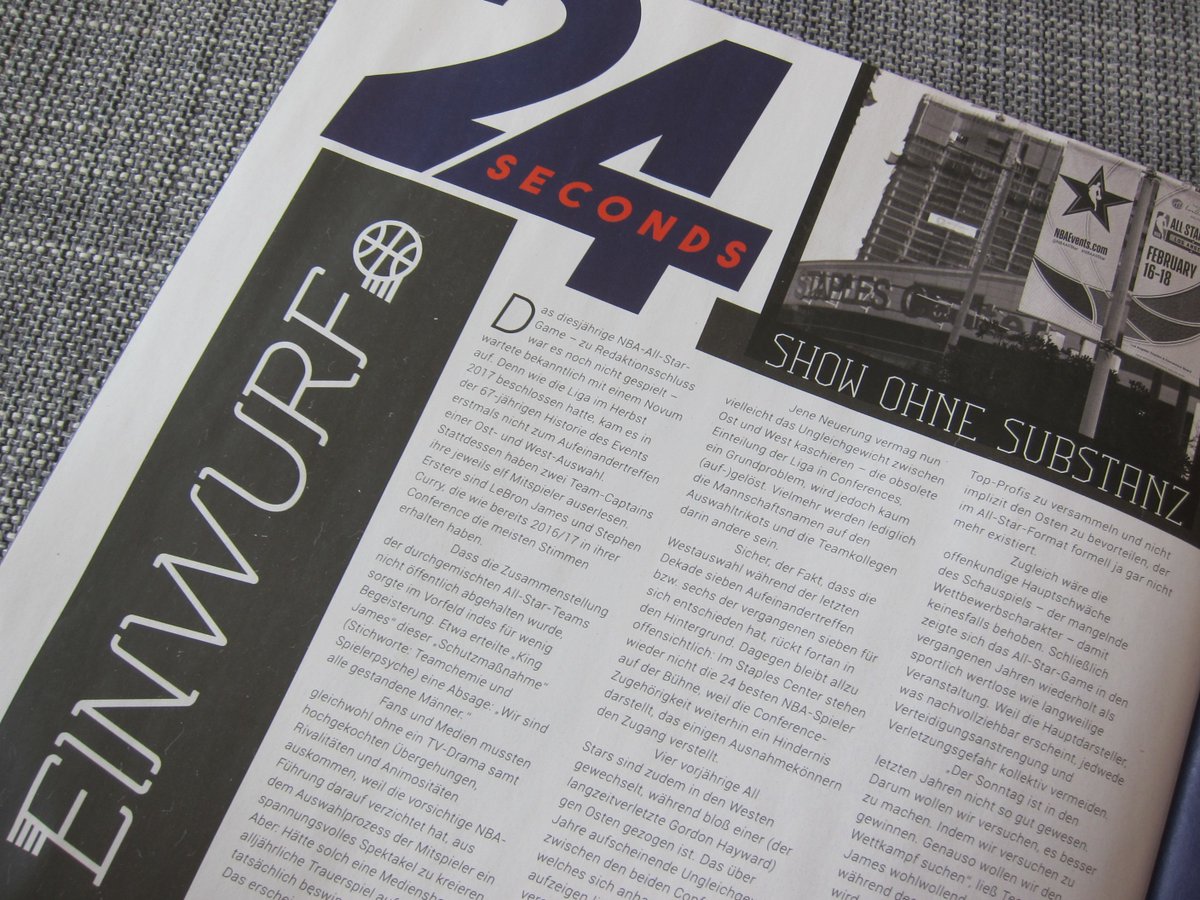 ein_wurf's tweet image. #FIVEFriday: Heute raus - die neue Ausgabe des @FIVEmag.
Darin: Liebe für die "Old Heads", die Rückkehrer #JarrettJack &amp;amp; #AlecBurks, #KrisDunn und die Babybulls, sowie zum müßigen Thema des #NBAAllStarGame ...