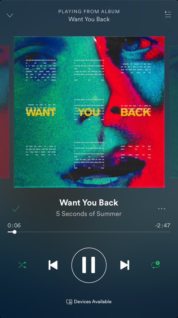 becca_clifford_'s tweet photo. Best way to start my morning. Love love love this song ❤️@5SOS #WantYouBackOnHitz #wantyouback #5sos https://t.co/NHJNkjtRq1