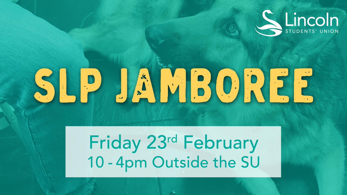 🎉 IT'S JAMBOREE TIME! 🎉 @alzheimerslincoln <a href="/LincolnAmnesty/">Amnesty at Lincoln Uni</a> <a href="/UOL_GuideDogs/">UOLGuideDogs</a> <a href="/UoLOxfam/">UoL Oxfam</a> <a href="/Smalls_Lincoln/">SmallsForAll Lincoln</a> will be outside the SU 10-4pm with cake sales, raffles &amp; GUIDE DOGS will be there too!! 🐕🐕
 
facebook.com/events/1668936…