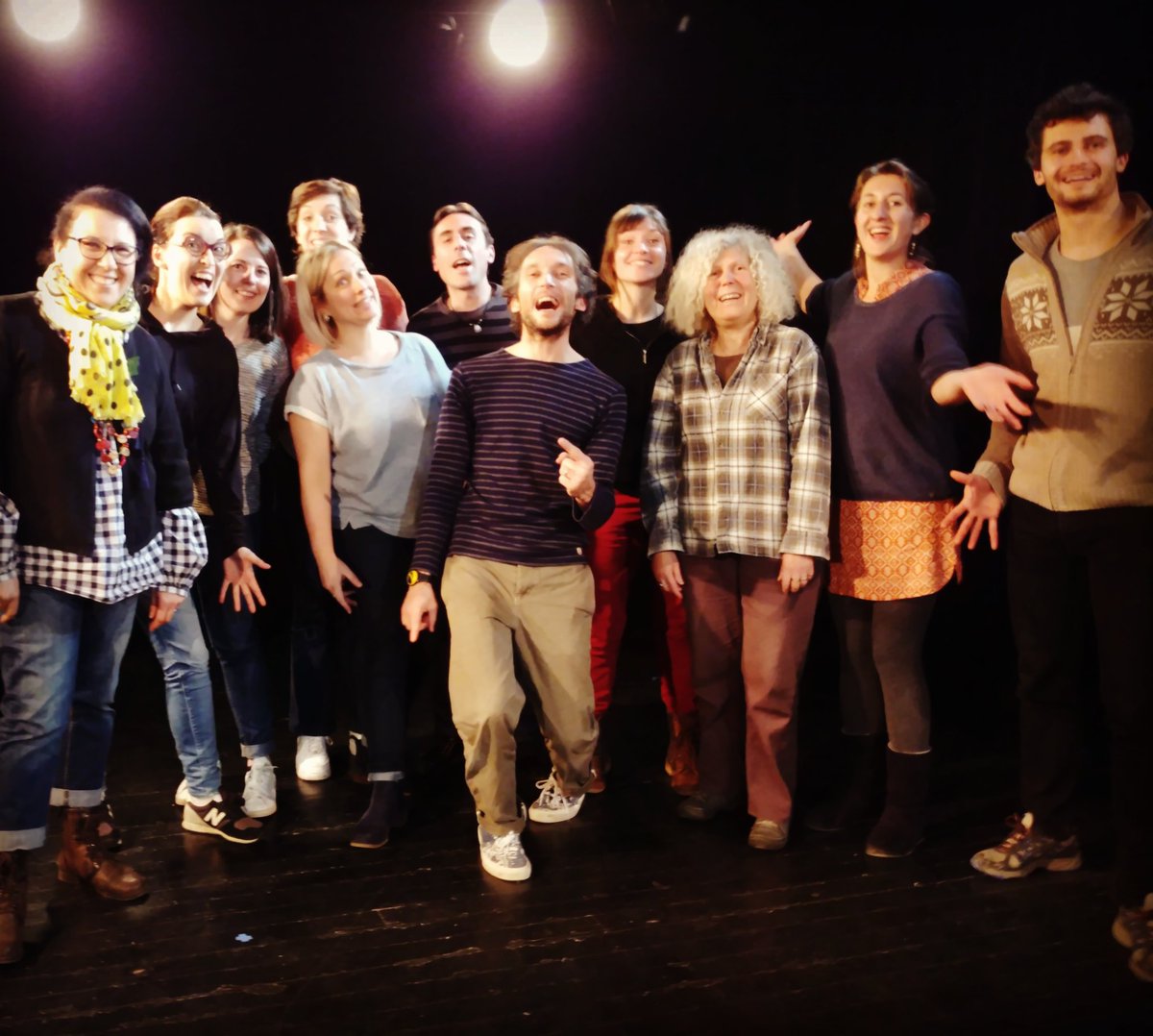 yannterrien's tweet photo. C'était  #scenemonmercredi  :  initiation gratuite au  #theatre que j'anime sur la scène du @tntnantes. Envie d'essayer ?  Prochaine édition le 18 avril 😉  #justepourleplaisir  #ateliertheatre  #toiaussiviensjouer https://t.co/aMp2Xx86OT