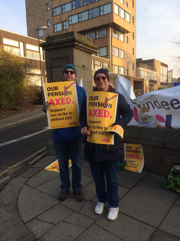 DundeeUCU's tweet photo. Don’t forget Academic Related staff on strike against pensions cuts too @ucu @UCUScotland https://t.co/VV5GCk3BLy