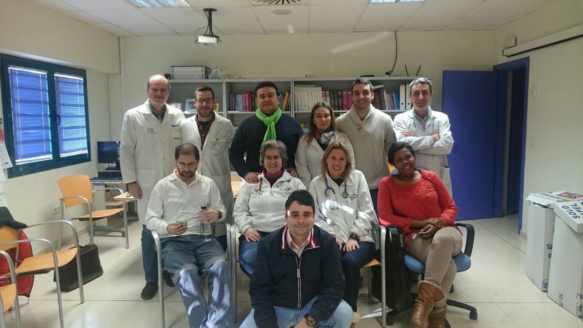 japascuallopez's tweet photo. Sesión Clínica y despedida de Ismael, estudiante de 6 Medicina. UMU. CS Calasparra #docendodiscimus #amomitrabajo @Area4Noroeste @ealdrith77 @ImdDelgado @Murciasalud @smumfyc @MDoloresVazquez @guitiman1 https://t.co/ZsPjmFav40