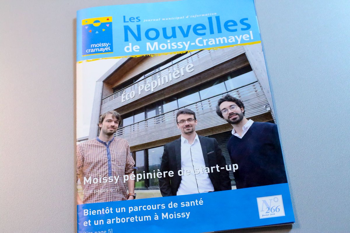 DotVision's tweet image. A la une des nouvelles de #MoissyCramayel ! #CES2018 #EcoPépinière #DotVision #GrandParisSud