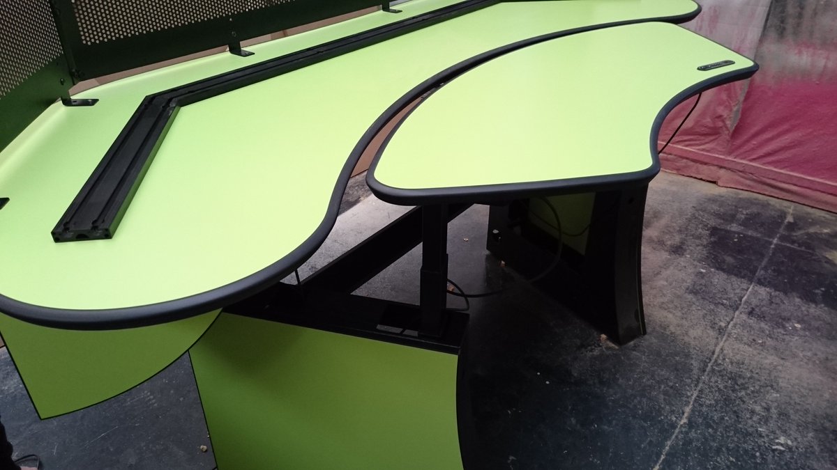 okjoinery's tweet photo. OK Joinery Ltd woodworking specialise in the manufacture of custom-built technical furniture for broadcast studios, CCTV control rooms and many other. Supplying the world leader in #controlroom #consoles https://t.co/6Fo6xR3Jr5 #wood #woodwork #desks #securityroom #security https://t.co/NrvDNFKFSS