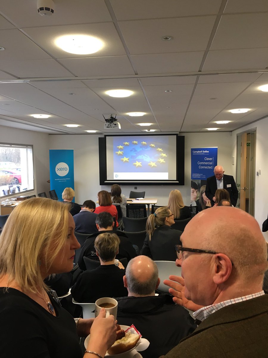 CampbellDallas's tweet image. 90 days to go before #GDPR is live &amp;amp; our second client event with experts from the @securitycircle1 is packed out. Is your company ready for GDPR ahead of 25 May?