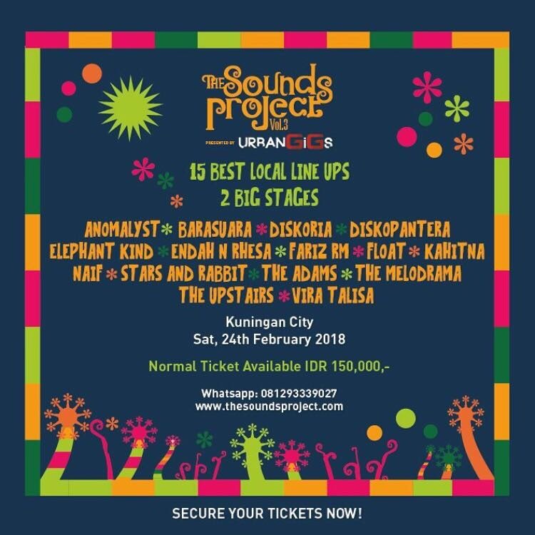 endahNrhesa's tweet photo. Jakarta! Yuk, malam mingguan bersama kami di The Sounds Project Vol. 3. Parkiran P6 Kuningan City Mall (MG Stage). Sabtu 24 Februari 2018. Pukul 14.45 WIB. HTM : Rp. 150.000,-. @earMerch available! See you! 😊

More Info : Twitter : @soundsproject3

#earSchedule #soundsproject3 https://t.co/bxXEw1OBjI