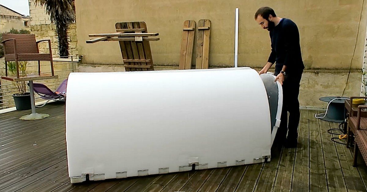 #Innovation Par temps de grand #froid, les plus démunis souffrent. C'est à cette problématique qu'a voulu répondre cet ingénieur français en inventant "Iglou" ! buff.ly/2EJkaaC via <a href="/ThePOSITIVR/">POSITIVR</a>