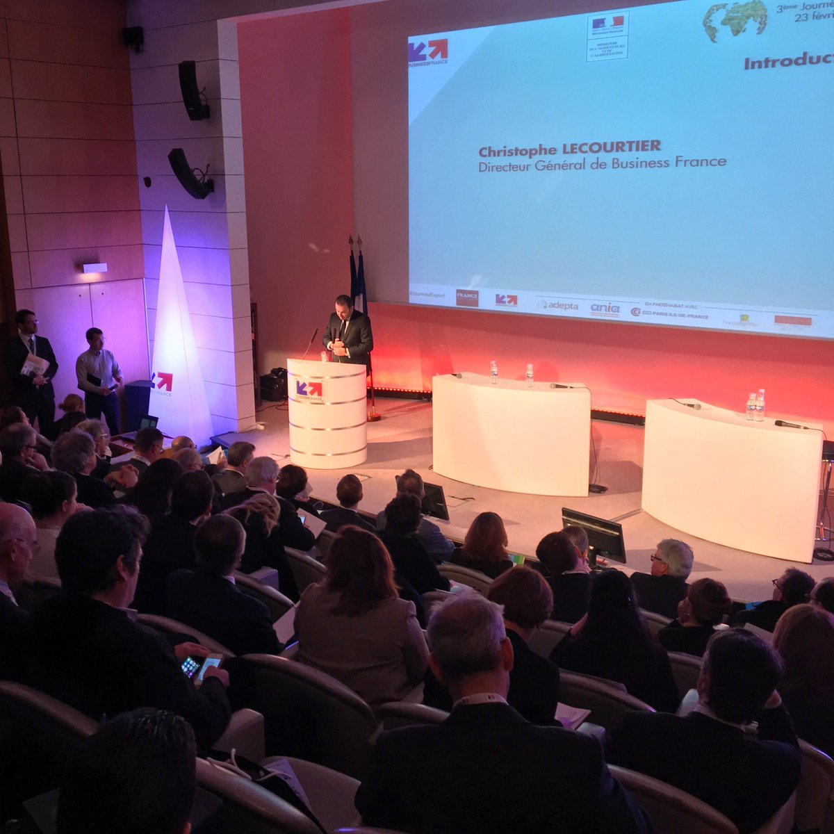 businessfrance's tweet photo. #JournéeExport @clecourtier reçoit aujourd'hui @StTRAVERT et @JBLemoyne pour la journée export du @Min_Agriculture organisée à l'agence. Thème du jour : les Etats Généraux de l’Alimentation, un nouvel
élan pour les entreprises à l’international. #BusinessFrance https://t.co/RfmNulP4uf