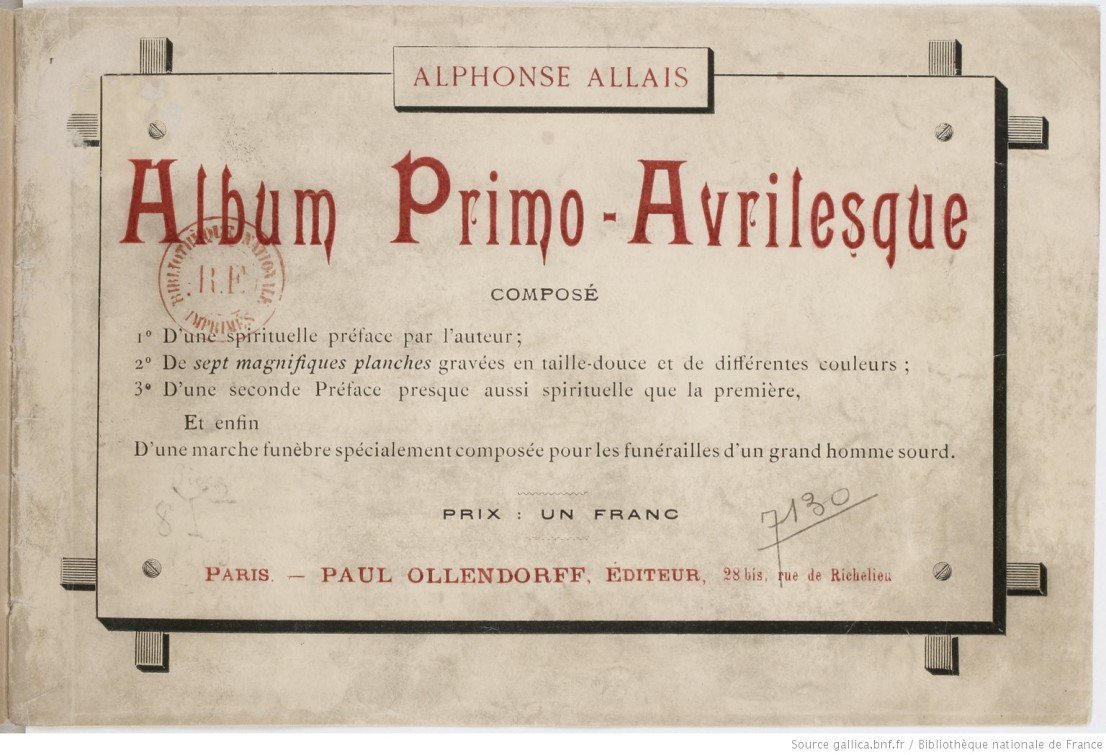 ReliuredArtDare's tweet photo. #VendrediLecture : Album primo-avrilesque d’Alphonse Allais 😄https://t.co/ByQGczTAqZ #AlphonseAllais #ReliuredArt #PleinCuir #EditionOriginale https://t.co/9KeeKppWCI