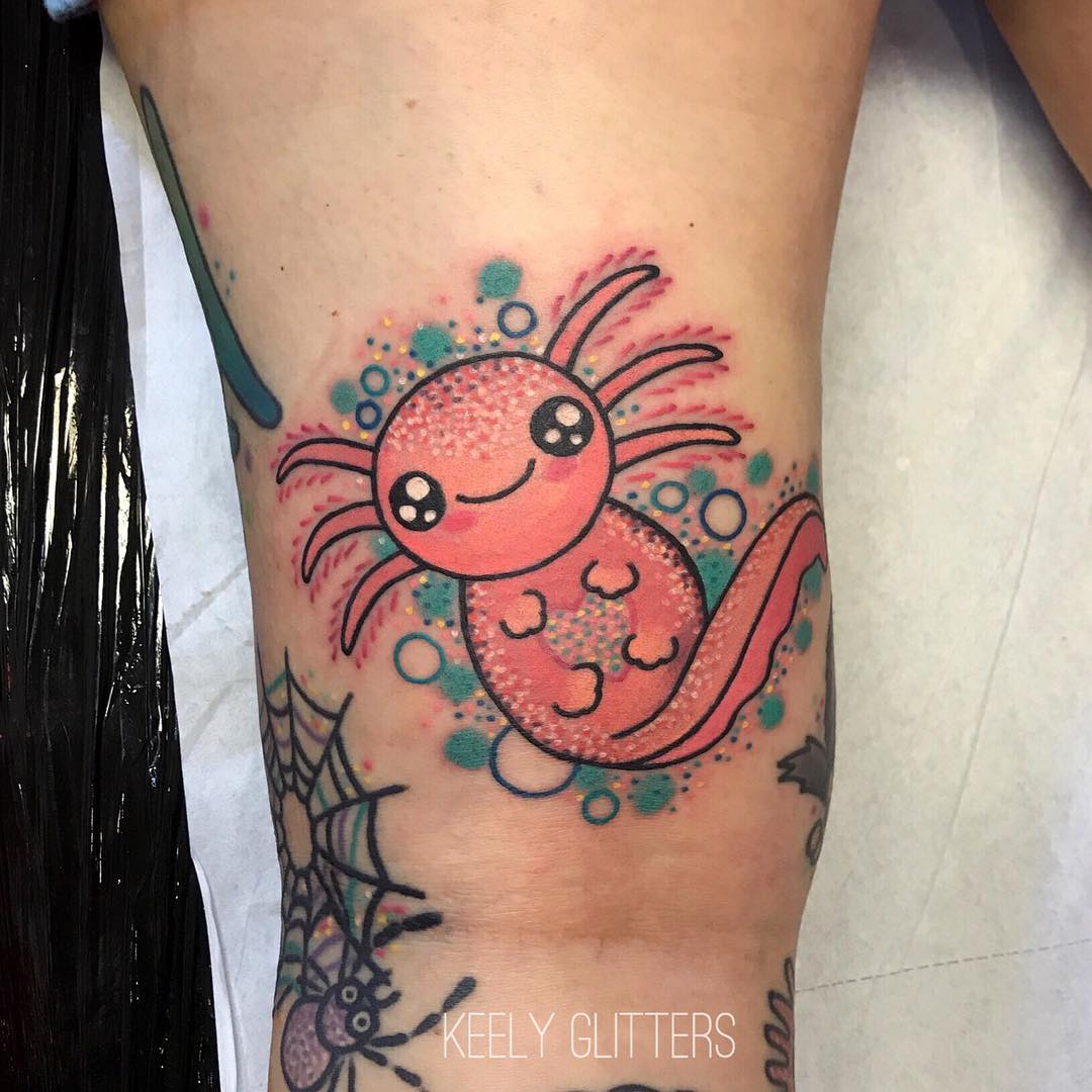12 Unusual Axolotl Tattoos  Tattoodo