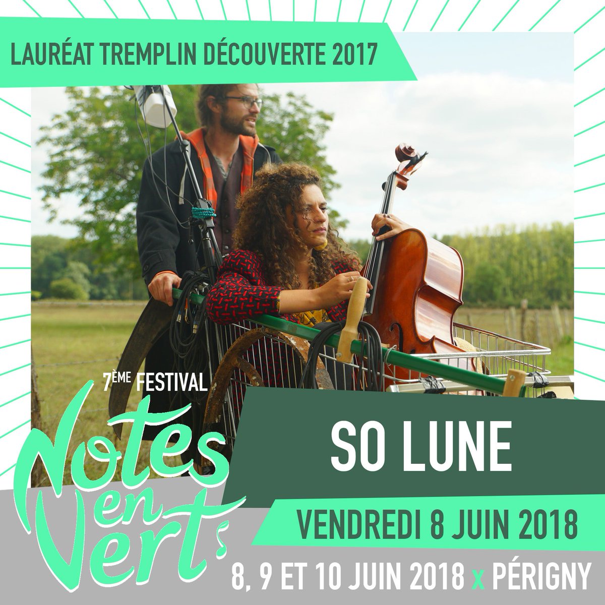 Vous avez loupé la programmation de #NEV2018 ? En voici une partie #MoKalamity #SidiWacho & #SoLune (lauréat tremplin #SACEM 2017)
Billetterie en ligne sur notesenvert.fr
#ecofestival #reggae #hiphop #triphop