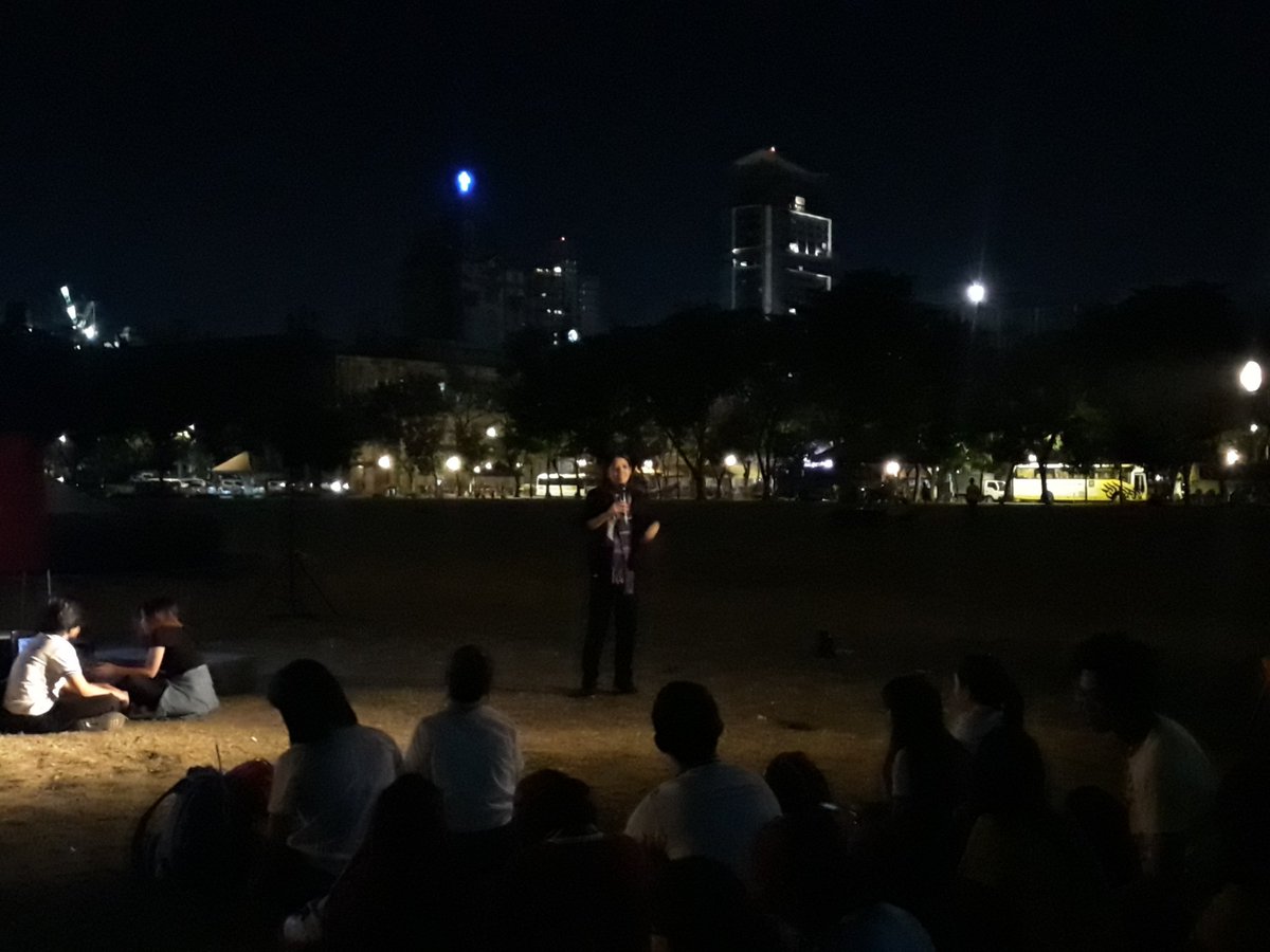 USTTFS's tweet photo. "You build from your own experiences." 

UST Alumna, Dir. Nerisa Picadizo is our first speaker for tonight's event. #TFSFilmFridays2018 🎬🎉 https://t.co/fxFnHELe2d