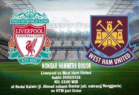 Nonbar HAMMERS BOGOR. Besok di kedai Kalam (jl. Ahmad sobana, sebrang Rengganis arzimar). Mari ramaikan CC <a href="/HammersIDN/">Indonesia Hammers</a> <a href="/infonobar/">InfoNobar</a> <a href="/BGRNobar/">Bogor Nobar</a>