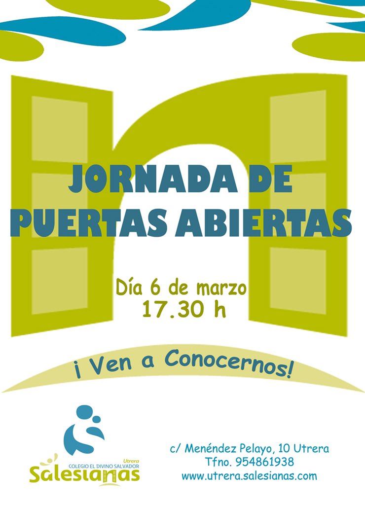FMAutrera's tweet photo. Jornada de puertas abiertas, martes 6 de marzo a las 17:30. ¡ven a conocernos! https://t.co/Axb2NxCPl4